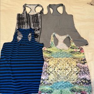 Bundle of 4 lululemon tank tops